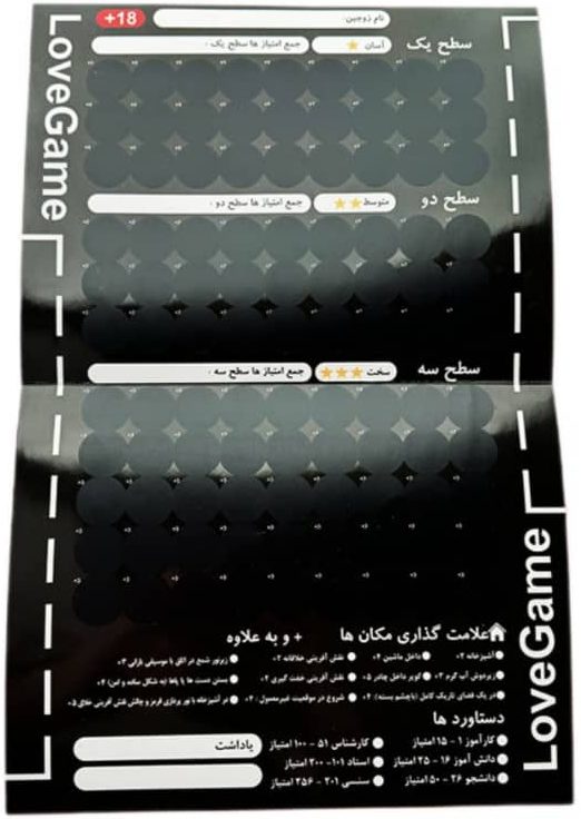 بازی زناشویی مخفی با ۹۹ پوزیشن متنوع