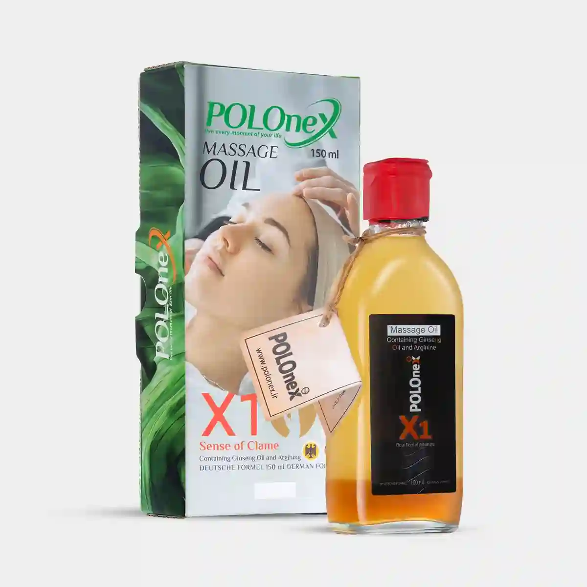 روغن ماساژ پولونکس X1 محرک میل جنسی 150 میلی لیتر