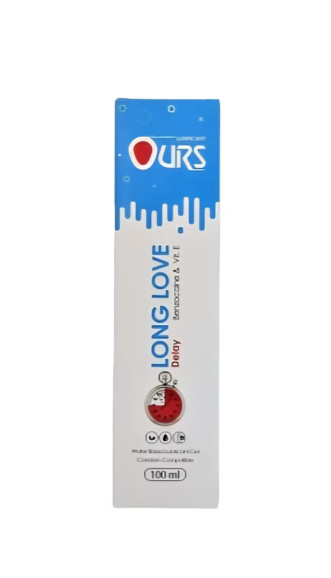 ژل روان کننده تاخیری اورز لانگ لاو Ours Long Love  حجم 100 میلی لیتر