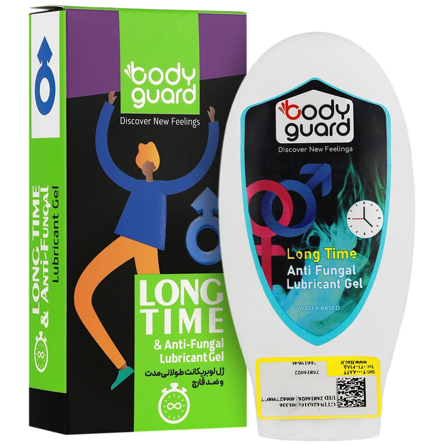 ژل لوبریکانت تاخیری و ضد قارچ بادیگارد Long Time حجم 100میلی‌لیتر
