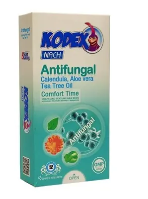 کاندوم ضد قارچ کدکس (Antifungal Comfort Time)۱۲ عددی